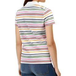 Gateway Stripe Striped Cotton Polo Top