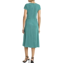 Gathered Midi Dress