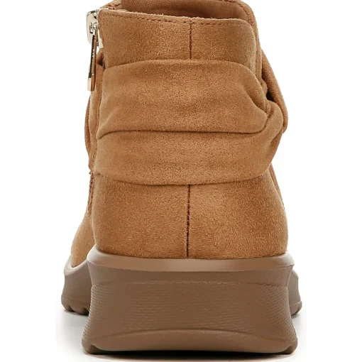 Gemma Faux Suede Zip Up Ankle Boots