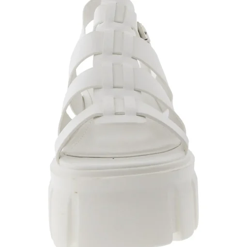 Georgia Adjustable Faux Leather Platform Sandals