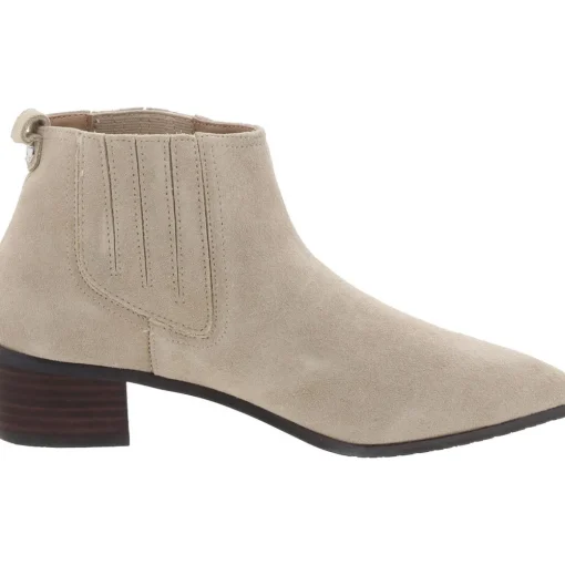 Gillan Suede Pointed Toe Chelsea Boots
