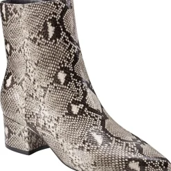 Gismo 3 Block Heel Faux Leather Ankle Boots