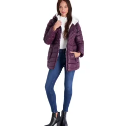 Glacier Shield Winter Puffer Coat with Faux Fur Lining