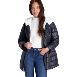 Glacier Shield Winter Puffer Coat with Faux Fur Lining