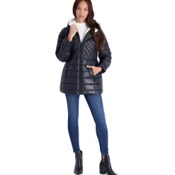 Glacier Shield Winter Puffer Coat with Faux Fur Lining