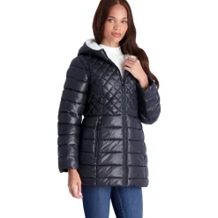 Glacier Shield Winter Puffer Coat with Faux Fur Lining