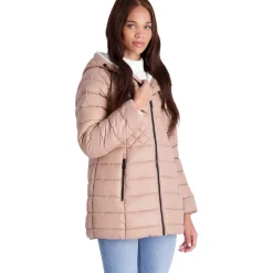 Glacier Shield Winter Puffer Coat with Faux Fur Lining