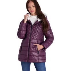 Glacier Shield Winter Puffer Coat with Faux Fur Lining