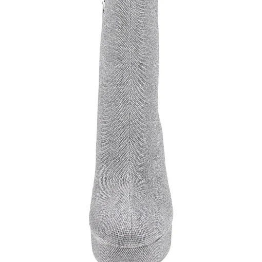 Glitter Canvas Mid-Calf Boots