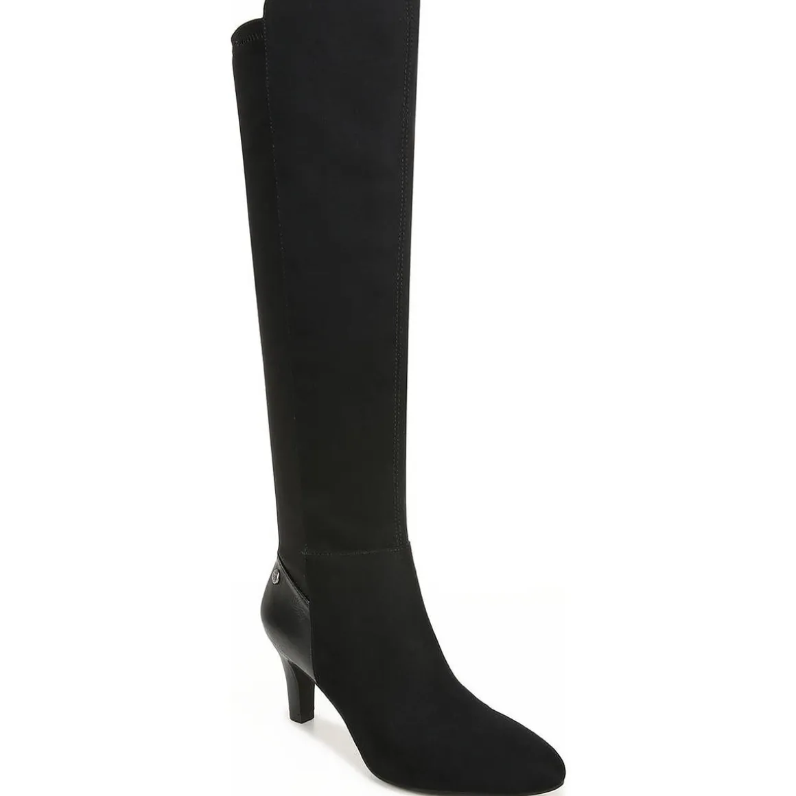 Gracie Faux Suede Wide Calf Knee-High Boots