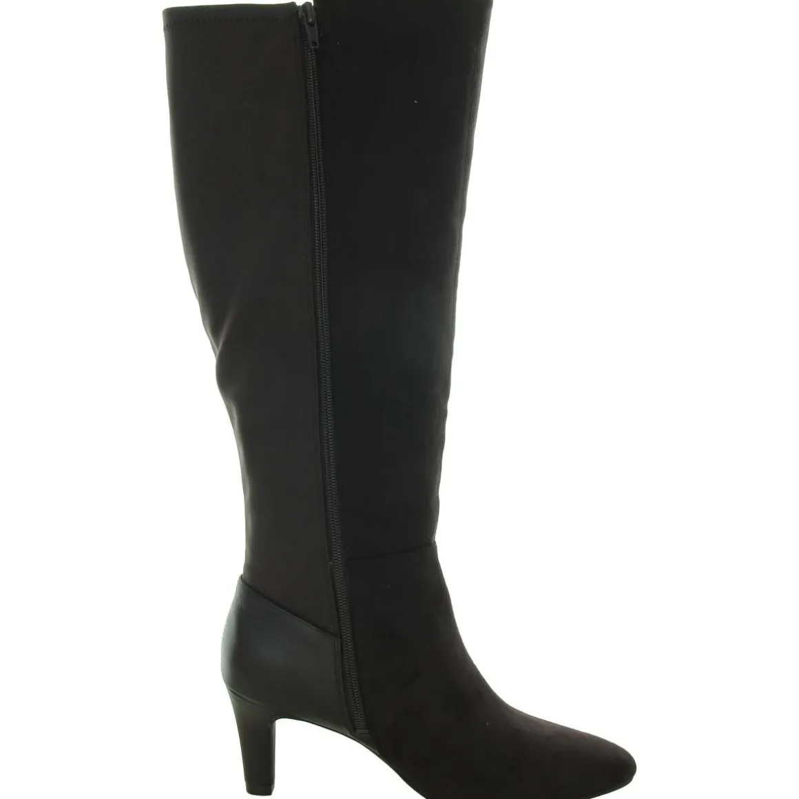 Gracie Faux Suede Wide Calf Knee-High Boots