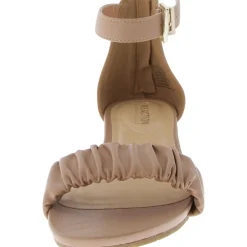 Great Scrunch Square Open Toe Slingback Sandals