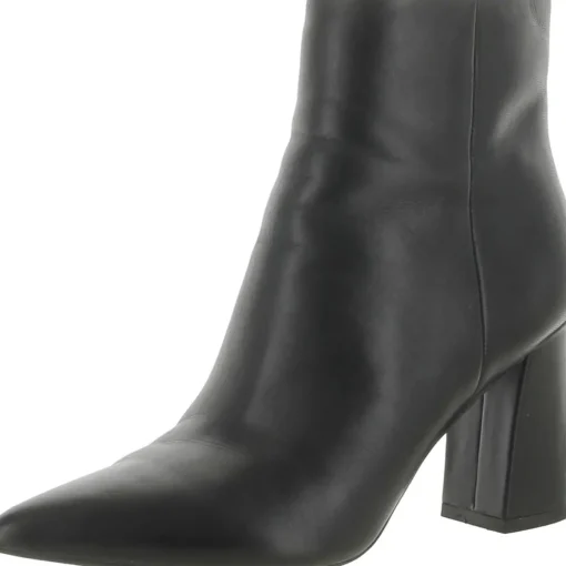 Gritana Leather Block Heel Ankle Boots