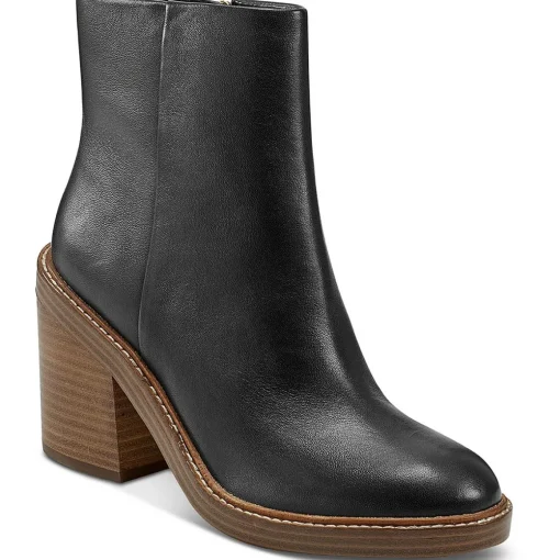 Haleena Suede Almond Toe Ankle Boots