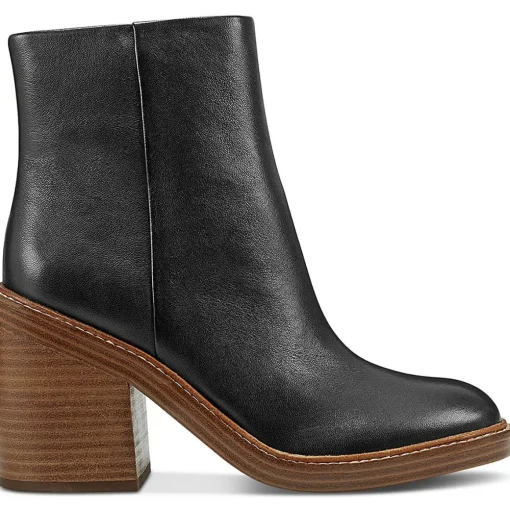 Haleena Suede Almond Toe Ankle Boots