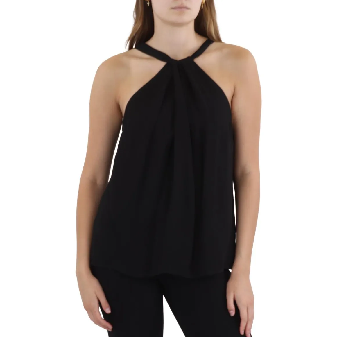 Halter Chiffon Halter Top
