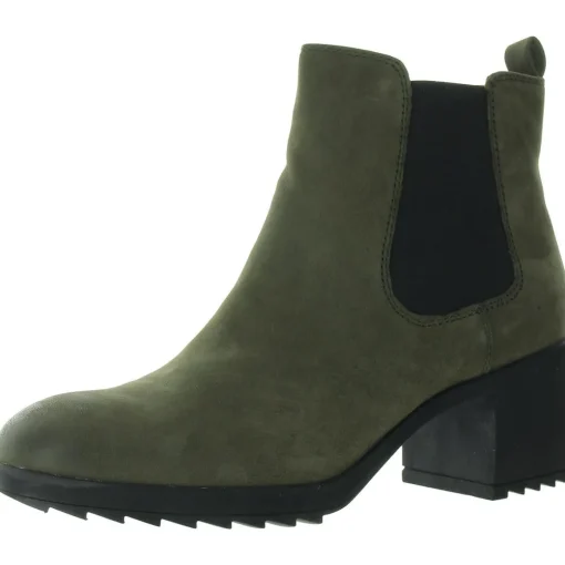 Hammond Zipper Leather Ankle Boots
