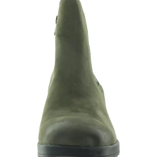 Hammond Zipper Leather Ankle Boots