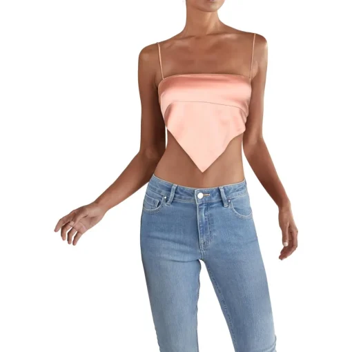 Handkerchief Cropped Tank Top