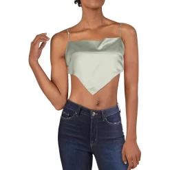 Handkerchief Cropped Tank Top