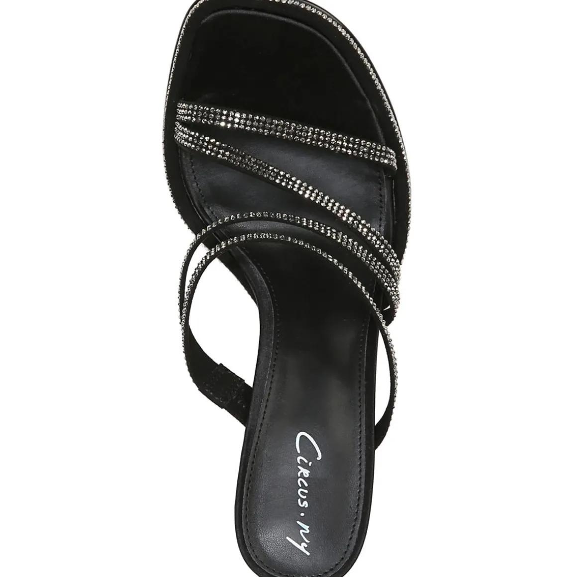 Hanson Faux Leather Embellished Strappy Sandals