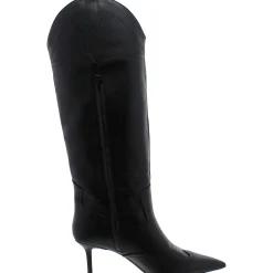 Hayleigh Faux Leather Knee-High Boots