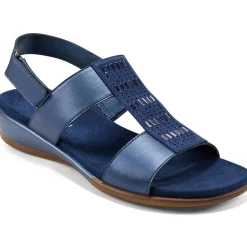 Hazel Leather Embellished Flat Sandals