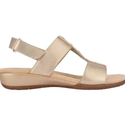 Hazel Leather Embellished Flat Sandals