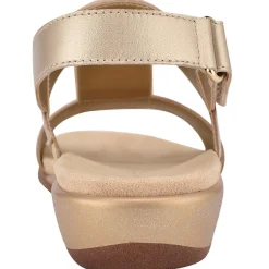 Hazel Leather Embellished Flat Sandals