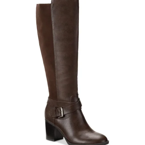 Hazell Tall Block Heel Knee-High Boots