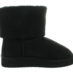 HEAVENLY Faux Fur Lined Textured Mid-Calf Boots