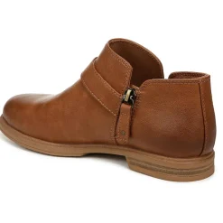Hello Zipper Faux Leather Shooties