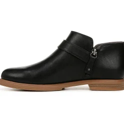 Hello Zipper Faux Leather Shooties