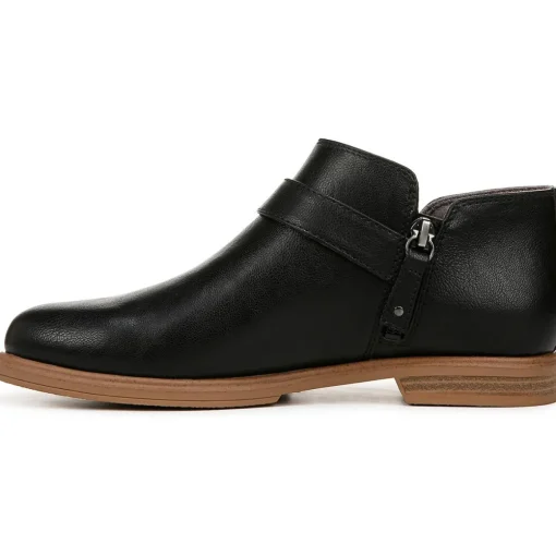 Hello Zipper Faux Leather Shooties