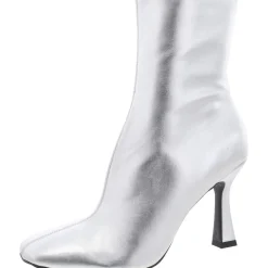 Hesper Faux Leather Heeled Booties
