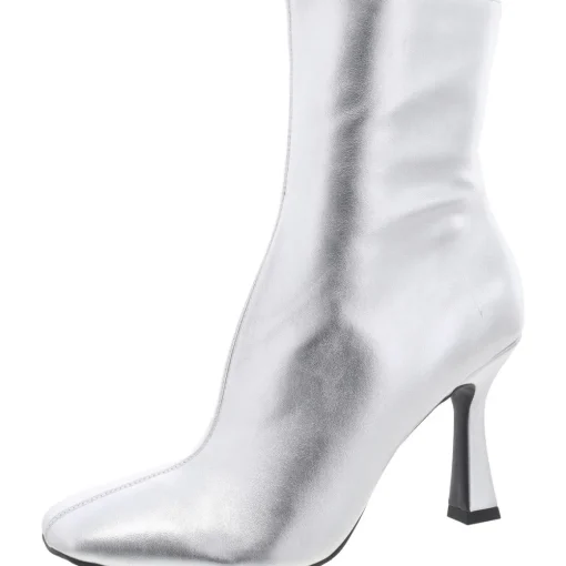 Hesper Faux Leather Heeled Booties