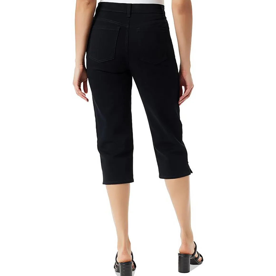 High Rise Slimming Capri Jeans
