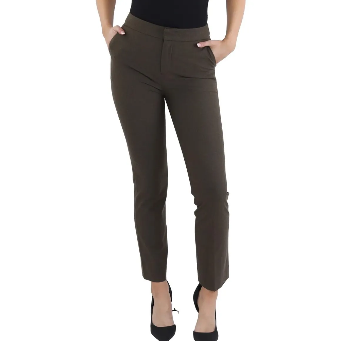High-Rise Ankle Pants
