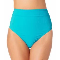 High-Waist Nylon Swim Bottom Separates