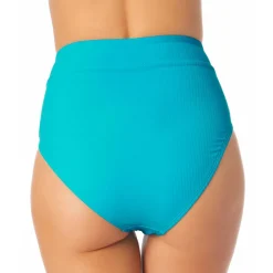 High-Waist Nylon Swim Bottom Separates