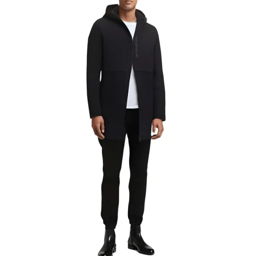 Hooded Wool Coat