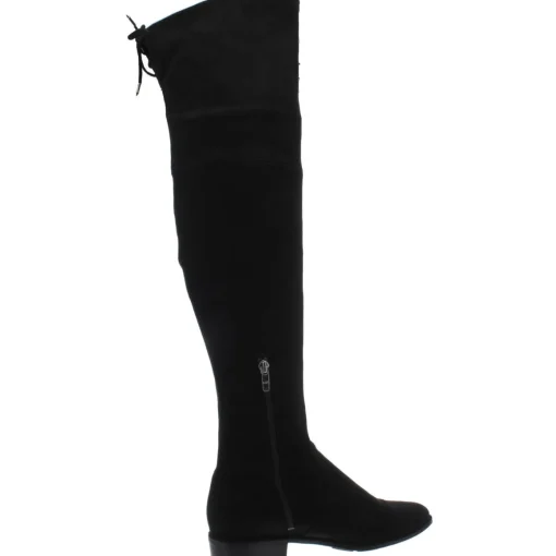 Humor 2 Faux Suede Flat Over the Knee Riding Boots