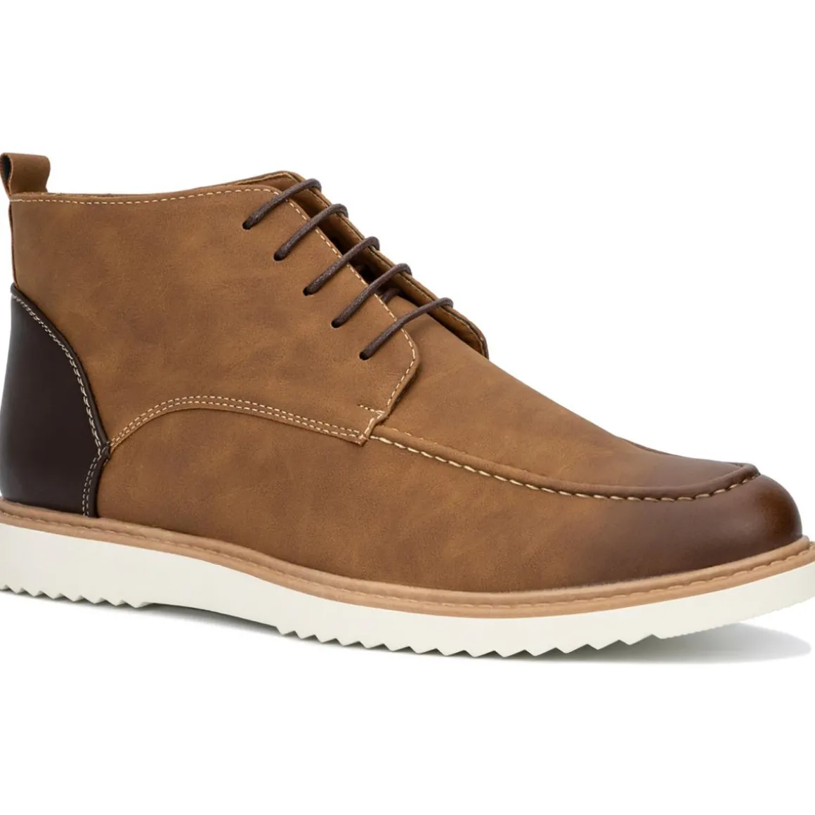 HURLEY Comfort Insole Faux Leather Chukka Boots
