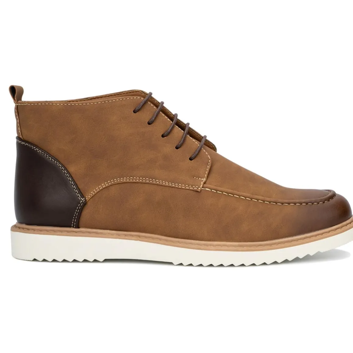 HURLEY Comfort Insole Faux Leather Chukka Boots