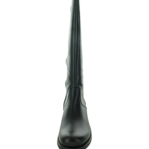Huxley Zipper Leather Knee-High Boots