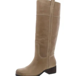 Hybiscus Leather Riding Knee-High Boots