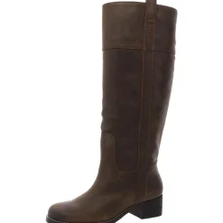 Hybiscus Leather Riding Knee-High Boots