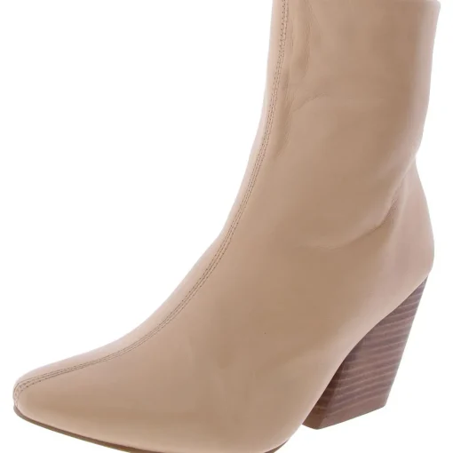 Hydra Solid Faux Leather Ankle Boots