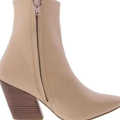 Hydra Solid Faux Leather Ankle Boots