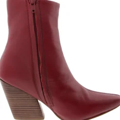 Hydra Solid Faux Leather Ankle Boots